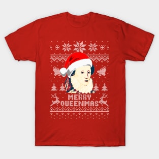 Quuen Elizabteth Merry Quuenmas T-Shirt